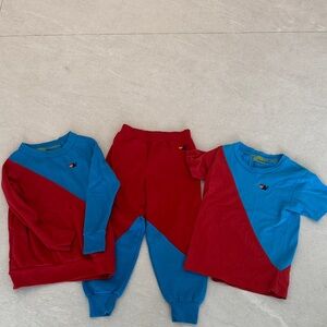 Aviator Nation Kids Matching Set - Red and Blue
